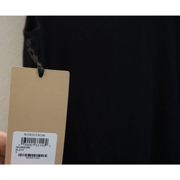 Halogen HA298903MI Women's Sz Small Black Long Layering Cami Tank Top - Picture 6 of 9